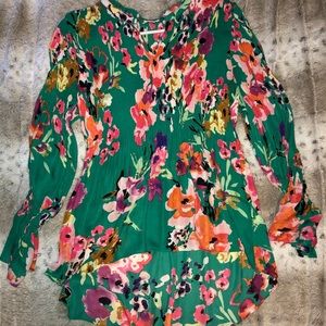 Spense High-Low Sheer Top